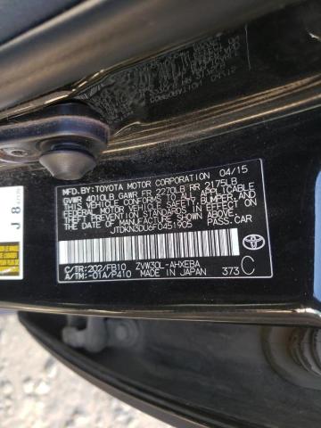 Photo 10 from auction – 2015 TOYOTA PRIUS with VIN JTDKN3DU6F0451905