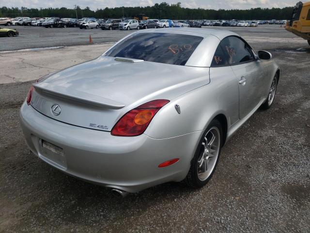 Photo 4 from auction – 2002 LEXUS SC 430 with VIN JTHFN48Y820021063