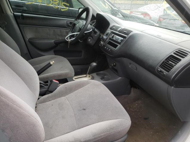 Photo 5 from auction – 2001 HONDA CIVIC LX with VIN 2HGES16571H535480