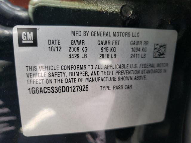 Photo 10 from auction – 2013 CADILLAC ATS PERFOR with VIN 1G6AC5S36D0127926