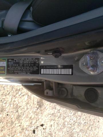 Photo 10 from auction – 2011 KIA RIO BASE with VIN KNADH4A31B6732077