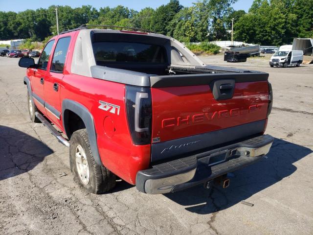 Photo 3 from auction – 2003 CHEVROLET AVALANCHE with VIN 3GNEK13T13G223215
