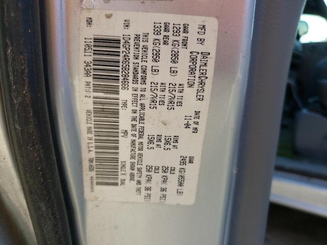 Photo 10 from auction – 2005 DODGE GRAND CARA with VIN 1D4GP24R65B284666