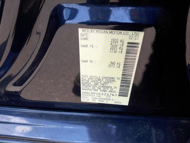 Photo 10 from auction – 2013 NISSAN ALTIMA 2.5 with VIN 1N4AL3AP1DN521767