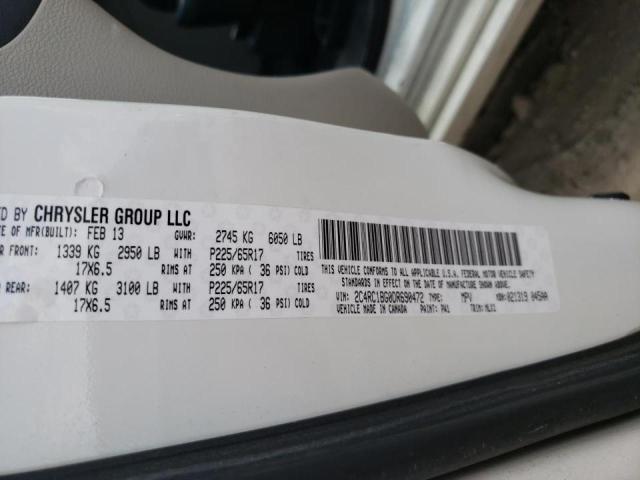 Photo 10 from auction – 2013 CHRYSLER TOWN & COU with VIN 2C4RC1BG0DR690472