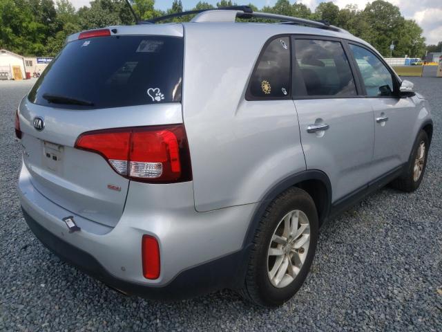 Photo 4 from auction – 2014 KIA SORENTO LX with VIN 5XYKT4A62EG463897