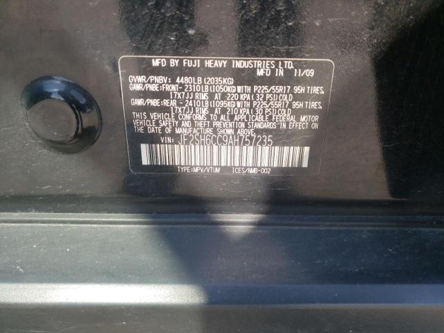 Photo 10 from auction – 2010 SUBARU FORESTER 2 with VIN JF2SH6CC9AH757235