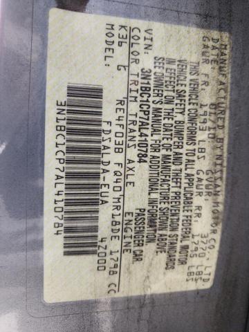 Photo 10 from auction – 2010 NISSAN VERSA S with VIN 3N1BC1CP7AL410784