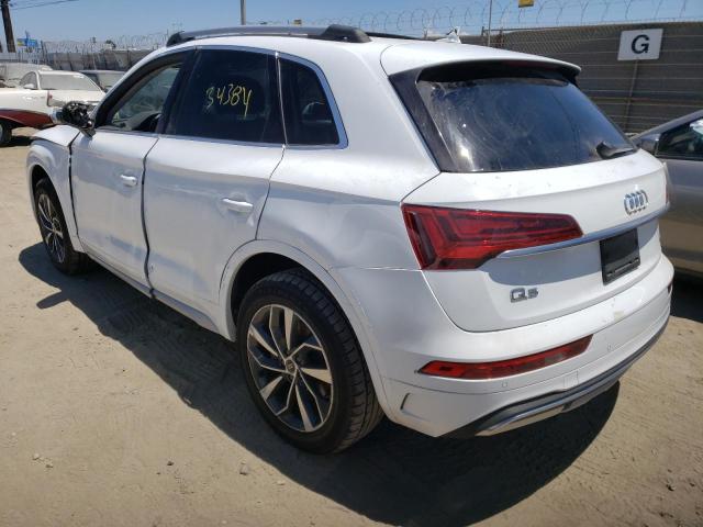 Photo 3 from auction – 2021 AUDI Q5 PREMIUM with VIN WA1BAAFY6M2016779