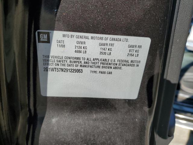 Photo 10 from auction – 2009 CHEVROLET IMPALA 1LT with VIN 2G1WT57N291229063