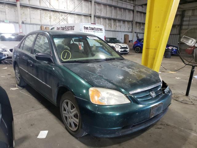 HONDA CIVIC DX 2002 with VIN 2HGES16162H566797 - Photo from auction