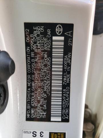 Photo 10 from auction – 2012 TOYOTA PRIUS V with VIN JTDZN3EU5C3150825