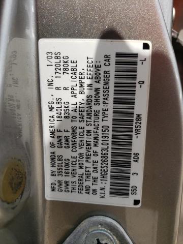 Photo 10 from auction – 2003 HONDA CIVIC EX with VIN 1HGES26863L019150