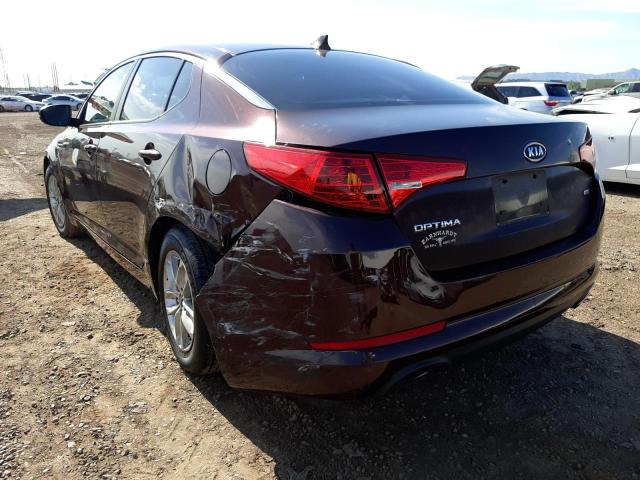 Photo 3 from auction – 2011 KIA OPTIMA LX with VIN KNAGM4A70B5166480