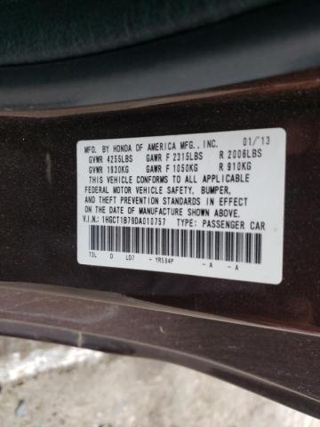 Photo 10 from auction – 2013 HONDA ACCORD EX with VIN 1HGCT1B79DA010757