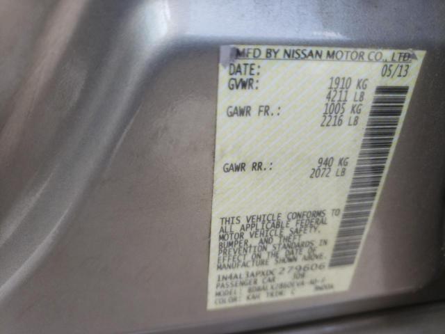 Photo 10 from auction – 2013 NISSAN ALTIMA 2.5 with VIN 1N4AL3APXDC279606