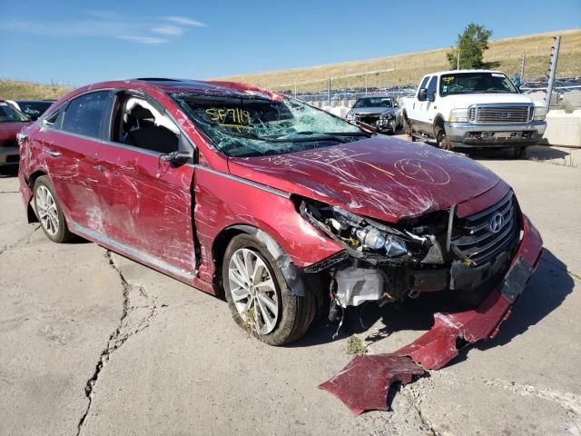 HYUNDAI SONATA SPO 2016 with VIN 5NPE34AF4GH360733 - Photo from auction