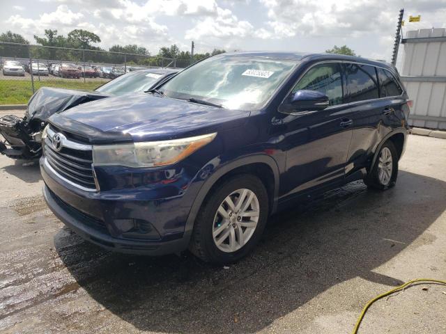 Photo 2 from auction – 2015 TOYOTA HIGHLANDER with VIN 5TDZARFH0FS012399