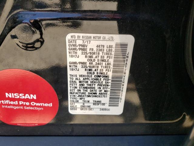 Photo 10 from auction – 2017 NISSAN ROGUE S with VIN JN8AT2MV2HW282751