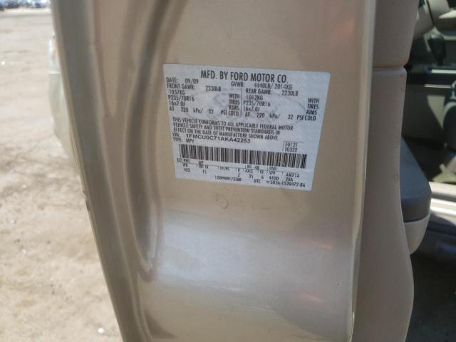 Photo 10 from auction – 2010 FORD ESCAPE XLS with VIN 1FMCU0C71AKA42253