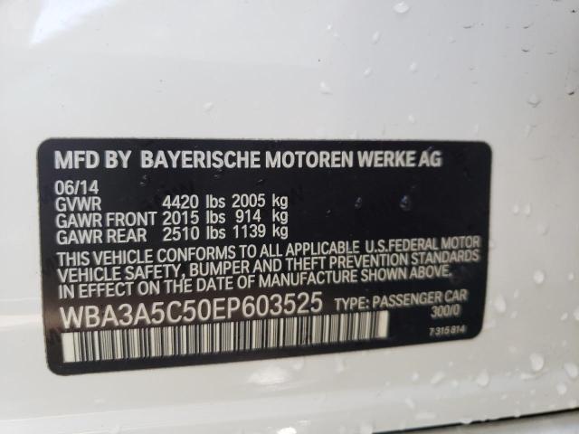 Photo 10 from auction – 2014 BMW 328 I with VIN WBA3A5C50EP603525