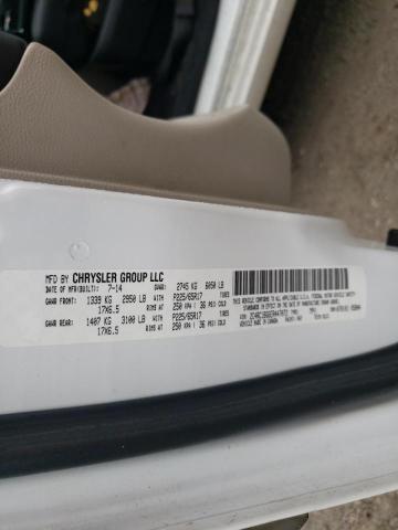 Photo 10 from auction – 2014 CHRYSLER TOWN & COU with VIN 2C4RC1BG6ER447072