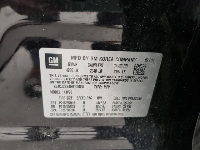 Photo 10 from auction – 2017 BUICK ENCORE ESS with VIN KL4CJCSB4HB139830