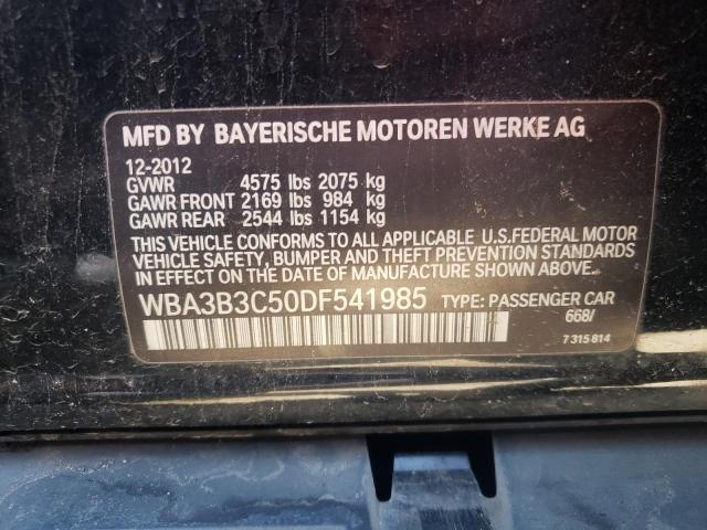 Photo 10 from auction – 2013 BMW 328 XI with VIN WBA3B3C50DF541985