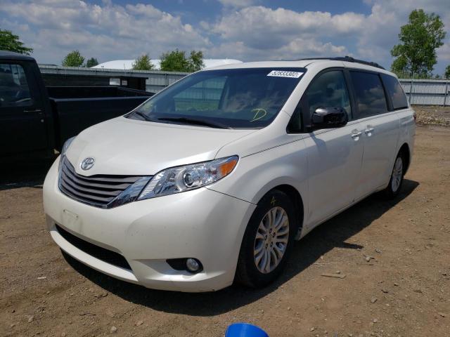 Photo 2 from auction – 2015 TOYOTA SIENNA XLE with VIN 5TDYK3DC6FS620599