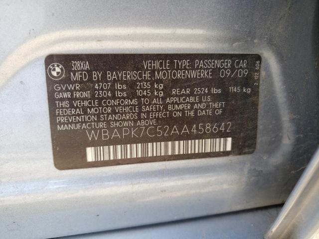 Photo 10 from auction – 2010 BMW 328 XI with VIN WBAPK7C52AA458642