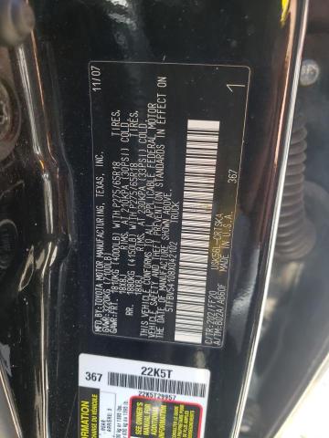 Photo 10 from auction – 2008 TOYOTA TUNDRA DOU with VIN 5TFBV54108X042102