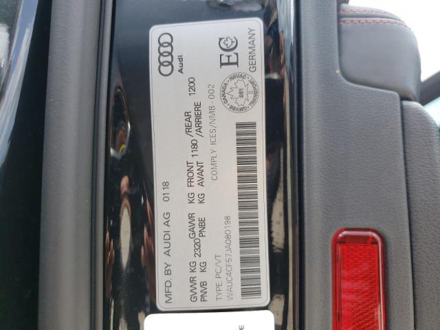 Photo 10 from auction – 2018 AUDI S5 PRESTIG with VIN WAUC4CF57JA080198