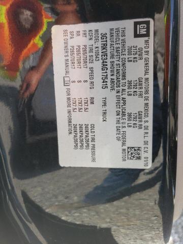Photo 10 from auction – 2010 GMC SIERRA K15 with VIN 3GTRKVE34AG175415