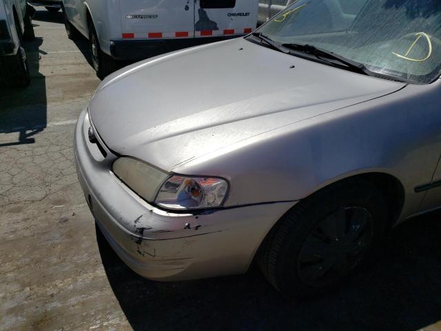 Photo 9 from auction – 2000 TOYOTA COROLLA with VIN 1NXBR12E7YZ414499