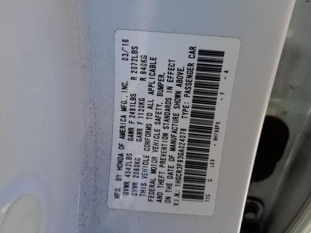 Photo 10 from auction – 2016 HONDA ACCORD TOU with VIN 1HGCR3F93GA024079