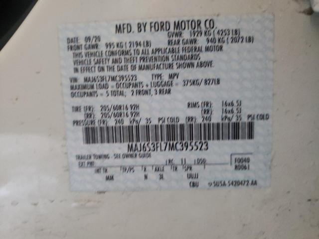 Photo 10 from auction – 2021 FORD ECOSPORT S with VIN MAJ6S3FL7MC395523