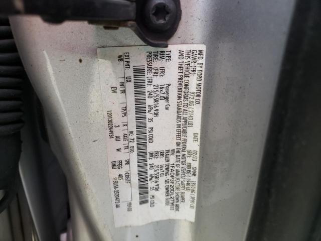 Photo 10 from auction – 2013 FORD FOCUS SE with VIN 1FADP3F20DL279533