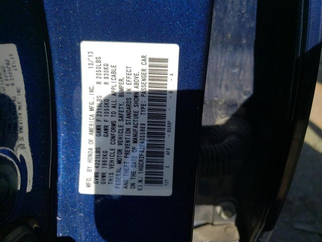 Photo 10 from auction – 2014 HONDA ACCORD EXL with VIN 1HGCR2F82EA055869