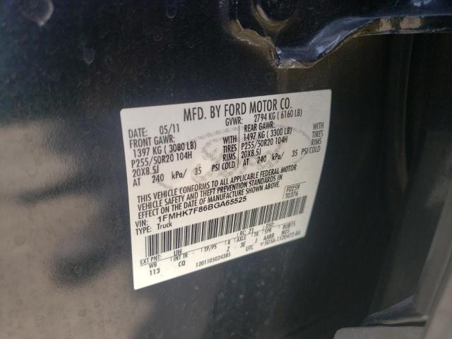 Photo 10 from auction – 2011 FORD EXPLORER L with VIN 1FMHK7F86BGA65525