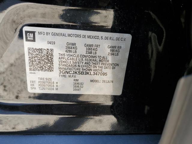 Photo 10 from auction – 2019 CHEVROLET TRAX LS with VIN 3GNCJKSB3KL347095
