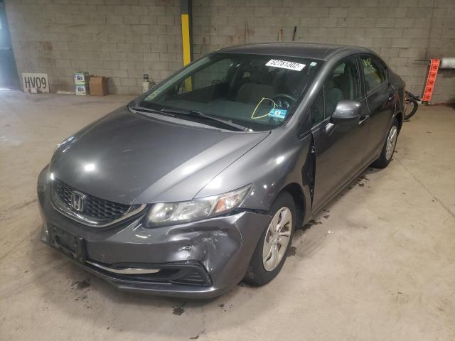Photo 2 from auction – 2013 HONDA CIVIC LX with VIN 19XFB2F5XDE255917