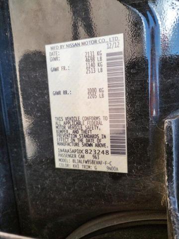 Photo 10 from auction – 2013 NISSAN MAXIMA S with VIN 1N4AA5AP1DC823248