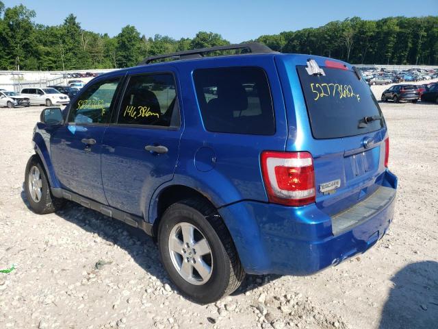 Photo 3 from auction – 2011 FORD ESCAPE XLT with VIN 1FMCU0D78BKC39579
