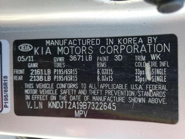 Photo 10 from auction – 2011 KIA SOUL with VIN KNDJT2A19B7322645