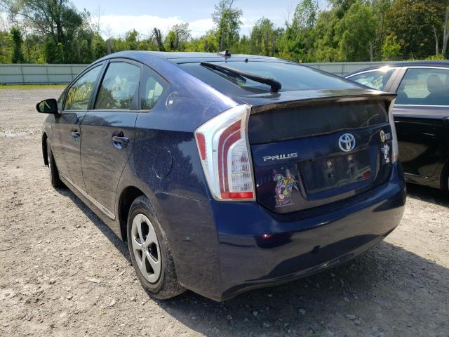 Photo 3 from auction – 2013 TOYOTA PRIUS with VIN JTDKN3DU1D1732467