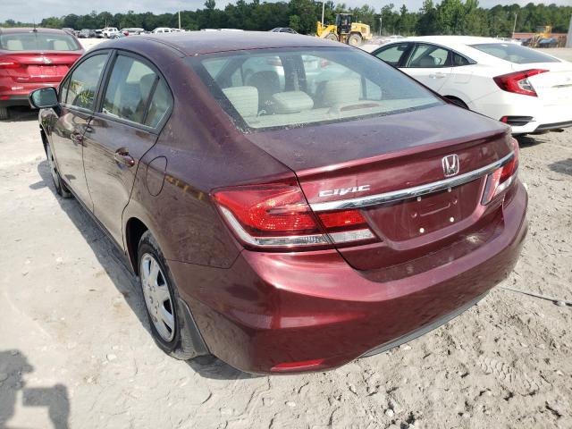 Photo 3 from auction – 2014 HONDA CIVIC LX with VIN 19XFB2F57EE024717