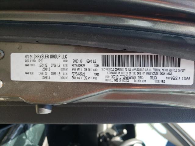 Photo 10 from auction – 2011 DODGE RAM 1500 with VIN 3D7JB1ET6BG632092