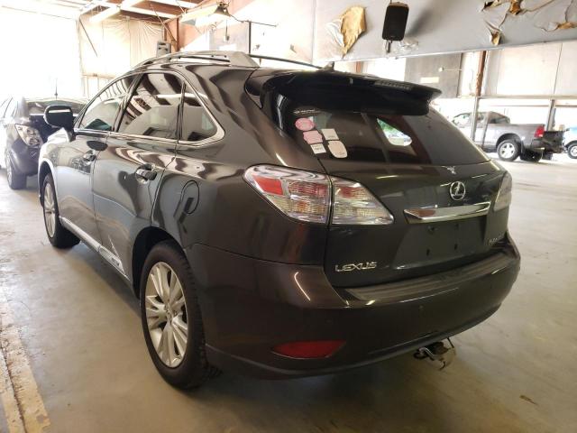 Photo 3 from auction – 2010 LEXUS RX 450 with VIN JTJBC1BA2A2029269