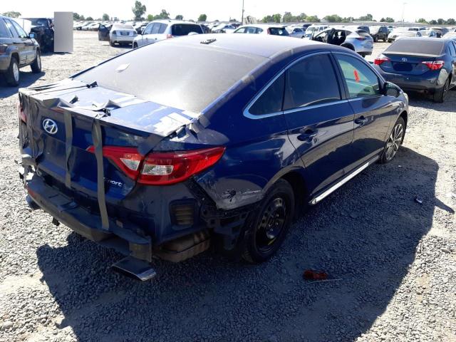 Photo 4 from auction – 2017 HYUNDAI SONATA SPO with VIN 5NPE34AF9HH486491