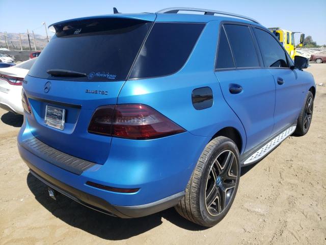 Photo 4 from auction – 2012 MERCEDES-BENZ ML 350 BLU with VIN 4JGDA2EB3CA095328